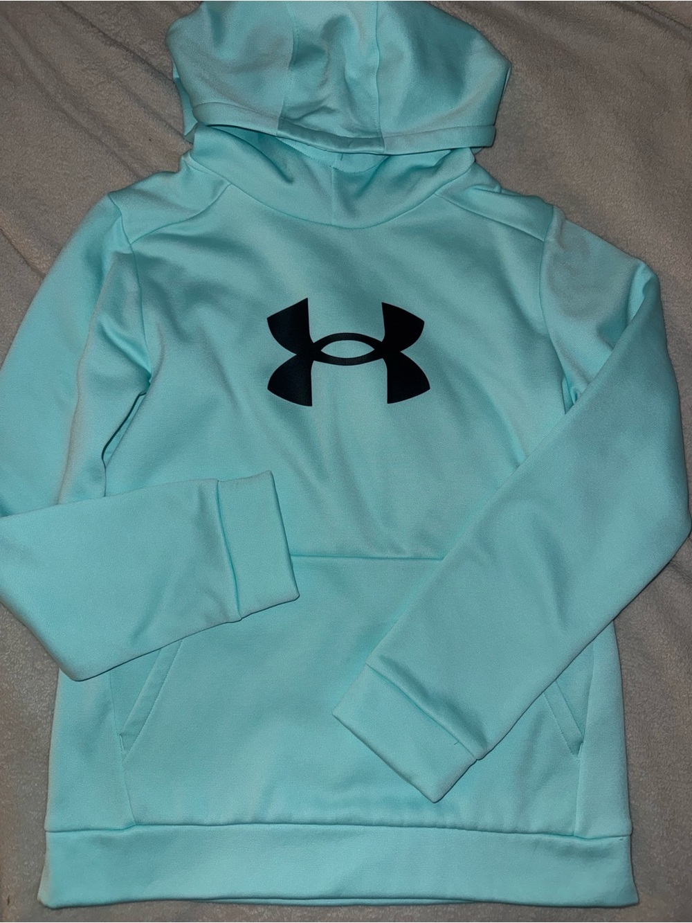 Under Armour Teal/Turquoise Fleece-Lined Hooded Pullover